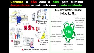 Combine o 5Ss com o 5Rs para eliminar desperdícios e contribuir com o meio ambiente