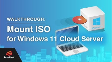How to mount ISO for Windows 11 cloud server