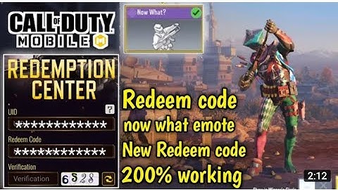 *June 2021* Call Of Duty Mobile New Redeem Code | Cod Mobile Redeem Code Garena