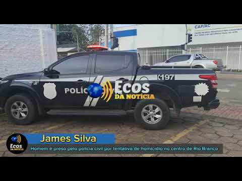 Acusado de acertar facada em morador de rua é preso em Rio Branco