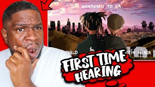 Juice WRLD \& Justin Bieber - Wandered To LA (Official Audio) - REACTION