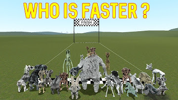 WHO MONSTER THE FASTEST? IN ALL MUTATED ANIMALS ZOONOMALY MONSTER | Garry