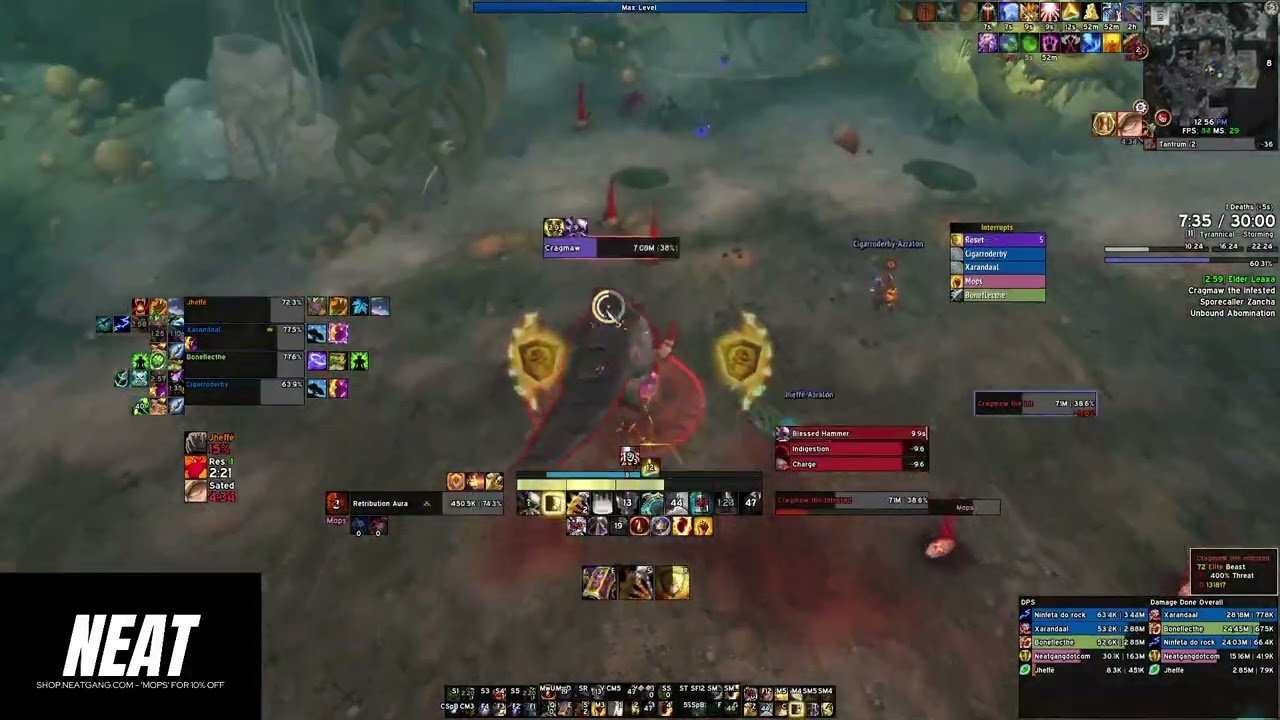 Conquering the Mighty Cragmaw Boss - Underrot Mythic+ Dungeon Guide | World of Warcraft Dragonflight