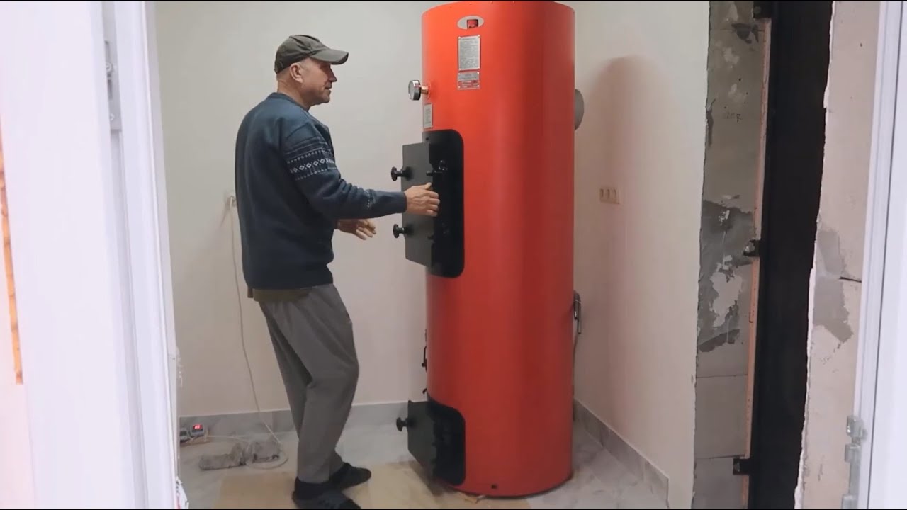 Как передвигать многотонный котел МЕДВЕДЬ одному и 3-мя пальцами - YouTube