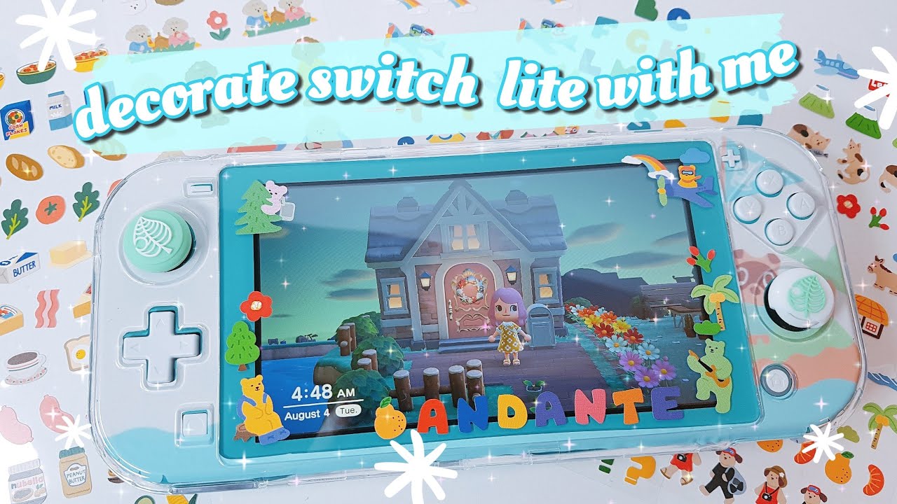 Decorate Nintendo Switch Lite Turquoise with Me/Animal