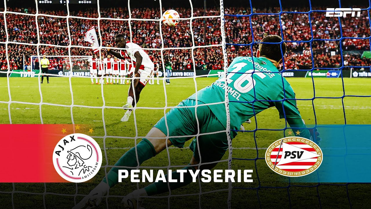 ⁣ZENUWSLOPENDE strafschoppenreeks in BEKERFINALE ✅❌ | Samenvatting Ajax - PSV | TOTO KNVB Beker