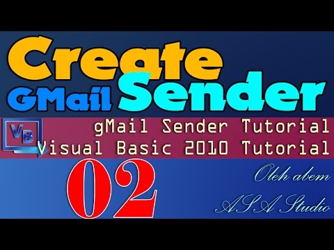 Visual Basic 2010 Tutorial, Create GMail Sender, 2, Adding Send Function