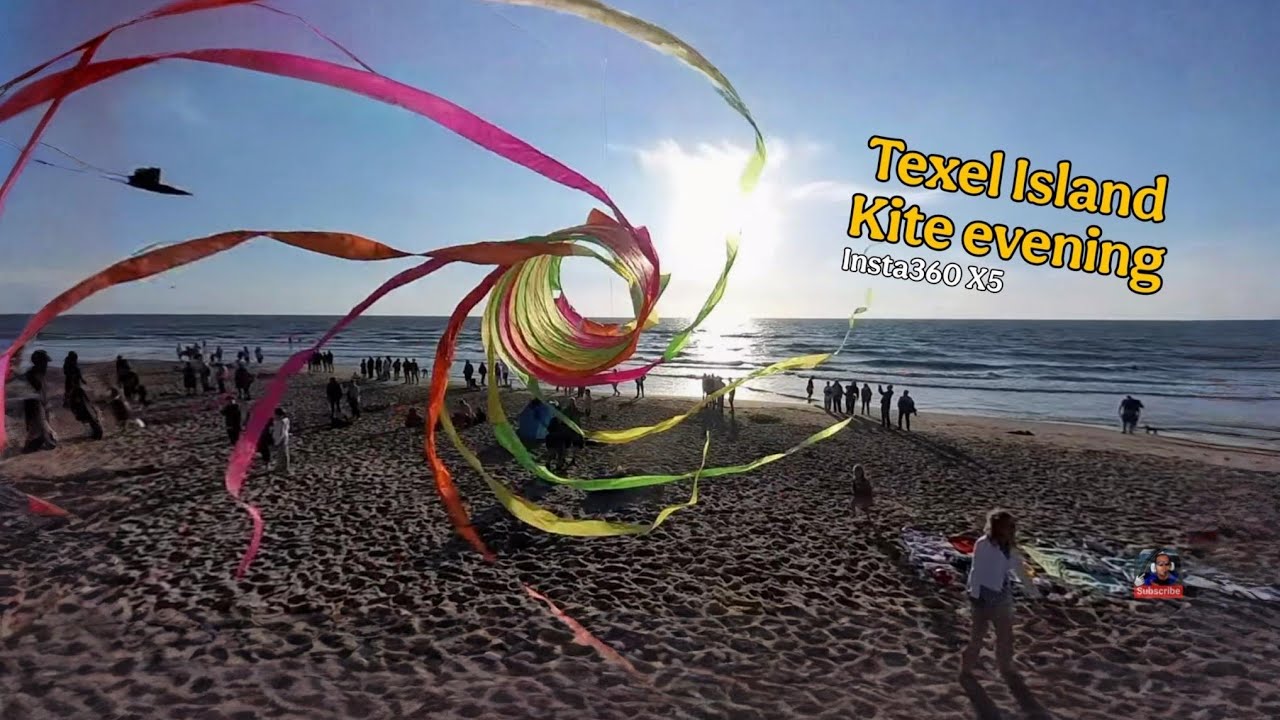 Texel Island Kite Evening 360° VR | De Koog 17 Sunset Beach