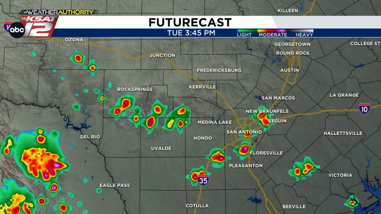 Spotty showers possible for some Tuesday afternoon ~ Sarah - YouTube
