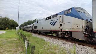 Amtrak Silver Star Train Fly By at High Speed | 480FPS Slow Motion! #amtrak #railfans