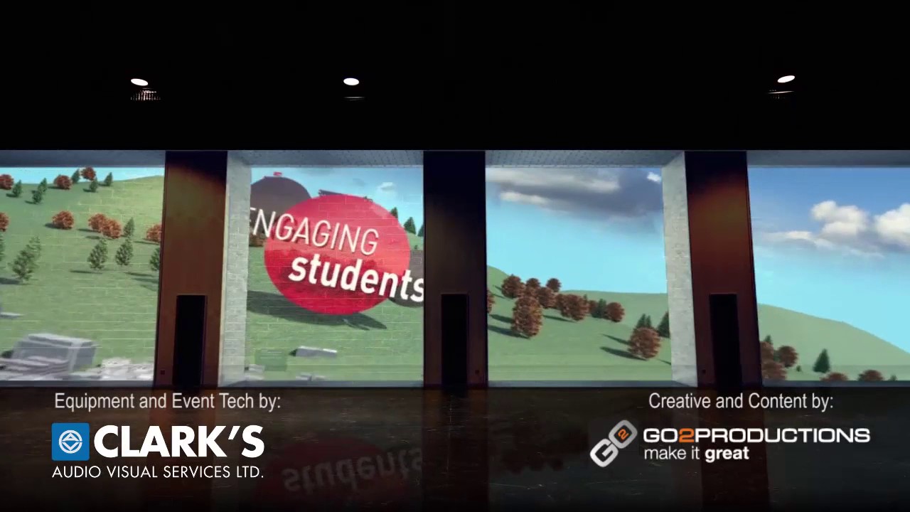 ClarksAV and Go2Productions - Projection Mapping - SFU Gastown Campus