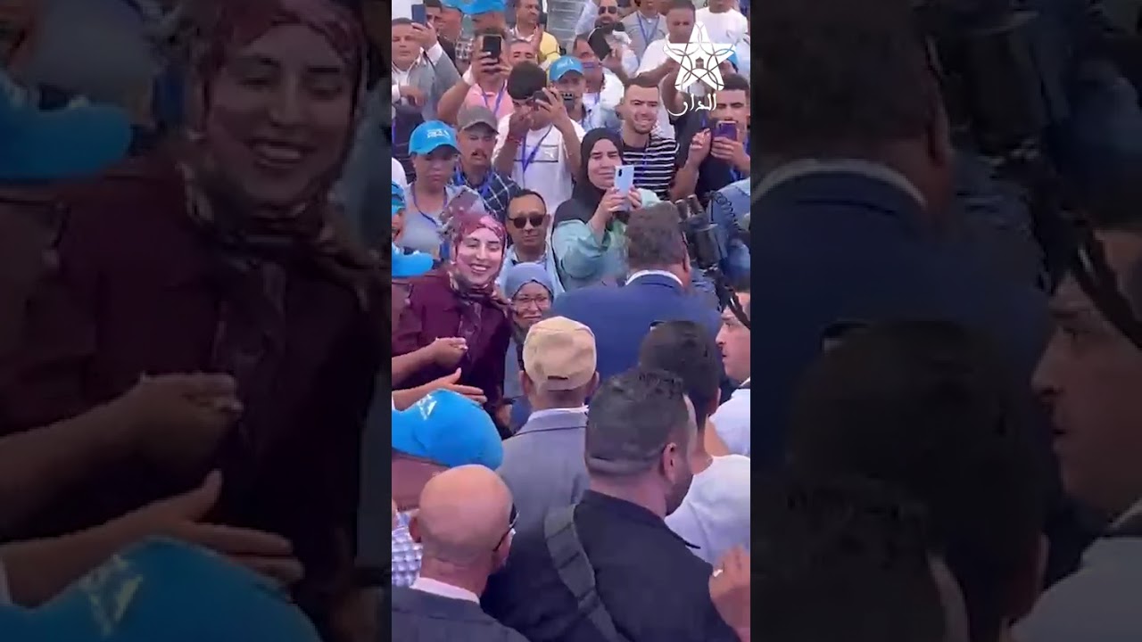 استقبال حاشد لعزيز اخنوش من ساكنة أزيلال في لقاء تواصلي انتخابي بحضور قادة الاحرار