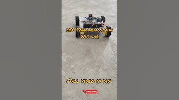 Control Your Car with Mobile 📲 Using ESP8266 Wemos Mini 🚗  DIY WiFi Project