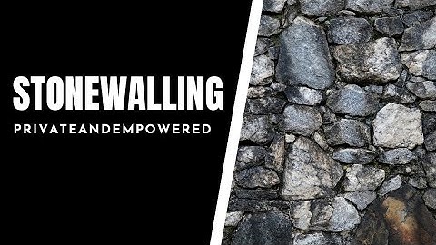 Stonewalling: How The Narcissist Silences You