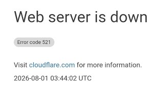 Fix itch io Error Code 521 – Web Server Is Down