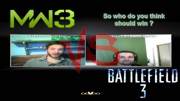 Noobs Corners LIVE : Official heated debate MW3 vs BF3(1/3)