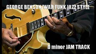 George Bensonwar Funk, Soul, Jazz Style Guitar Backing Jam Track D Mior