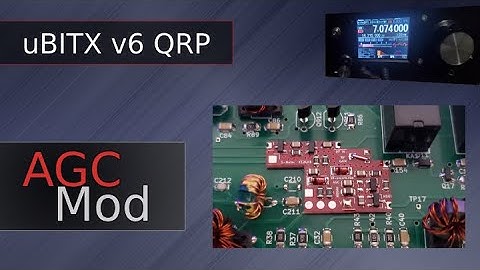 Adding AGC and S-Meter to uBITX v6