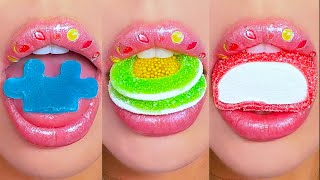 Asmr Candy Sushi, Geometric Hearts Kohakuto Candy Eating Sounds Mukbang 먹방