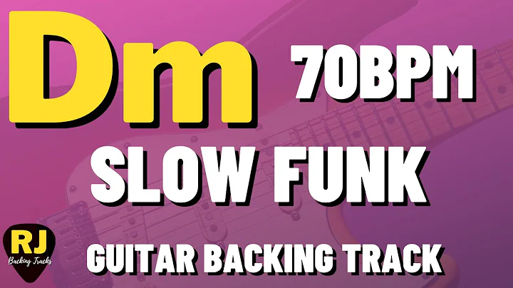 Slow Funk Backing Track in D Minor – 70 BPM Jam Track
