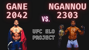 UFC ELO PROJECT 1 | GANE 2042 VS. NGANNOU 2303