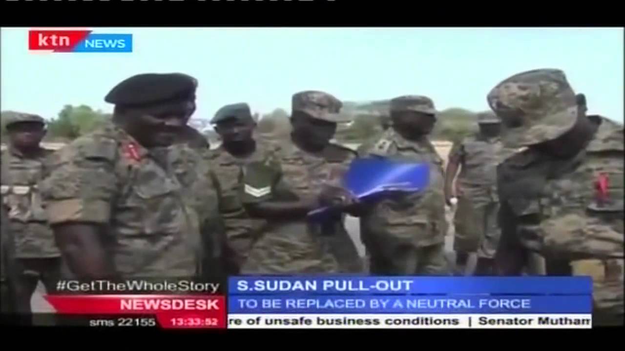 Ugandan troops withdraw from the war torn nation of South Sudan