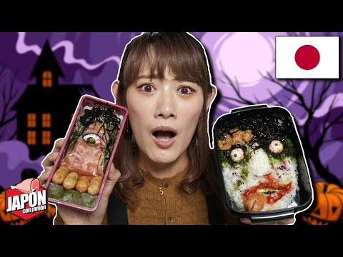 Cómo preparar COMIDA JAPONESA DE HALLOWEEN ¡fácil y barato! 🎃👻