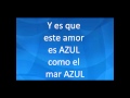 AZUL - Cristian Castro - Letra