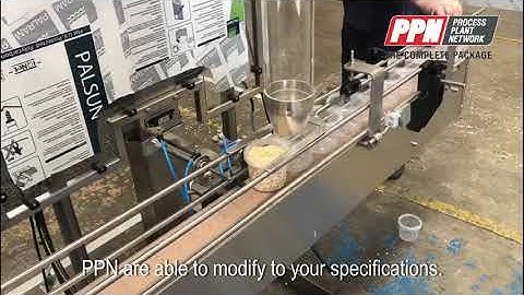 21245 Iopak Twin Head Linear Weigher with Custom Built Frame & Chute