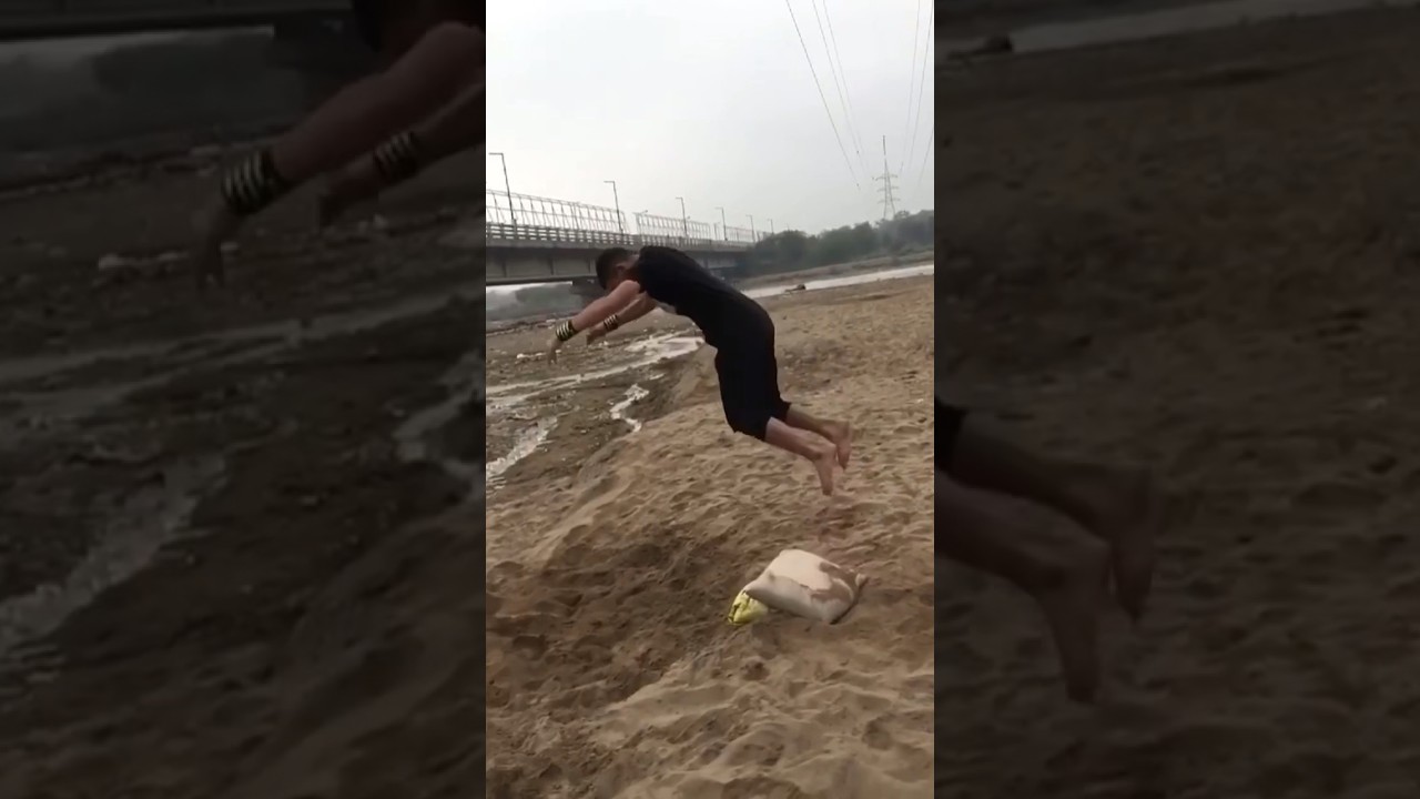 Front flip fail 