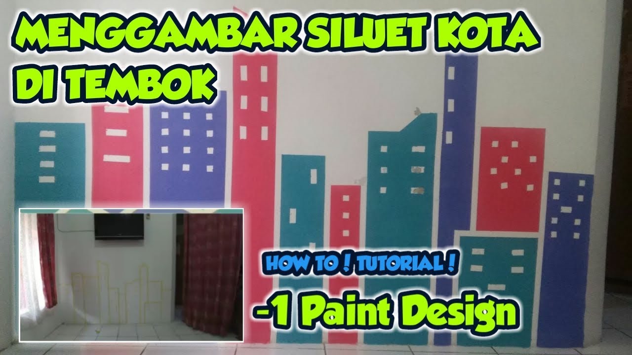  Cara  Mengecat Tembok  dengan Motif Gedung YouTube