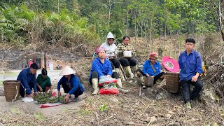 Plant a new corn crop,Harvest bananas and sell them at the market,Buy bran for ducks.| Phuc and Sua