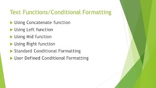 Celebrity Excel 2013 - Lesson 17 - Text functions & Conditional Formatting Profile