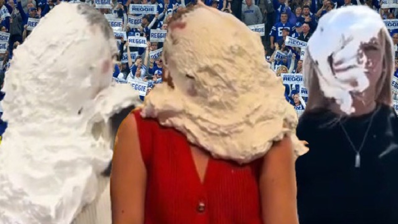 Blue Hits People With Pies In The Face For 4+ Minutes!