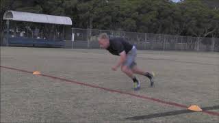 Push up and Reverse Push up to Sprint ASSA Ranell Hobson