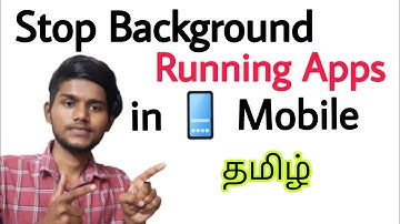 how to stop background apps on android in tamil / stop background running apps in mobile / BT