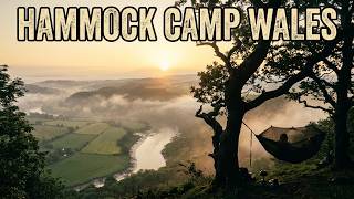 Hammock Camping With A Stunning View In Wales! - Boating Norfolk and Bushcraft Beef Jerky!