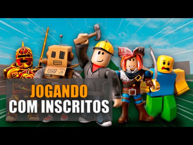 LIVE - 🤩 JOGANDO ROBLOX COM INSCRITOS - AOVIVO 🤩 VEM PRA LIVE ♥ #2 