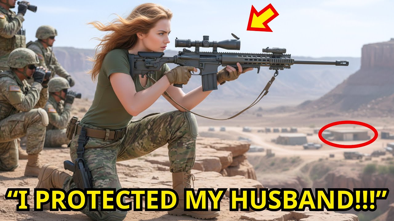 Она просто навещала мужа, пока из засады ей не пришлось сделать выстрел.