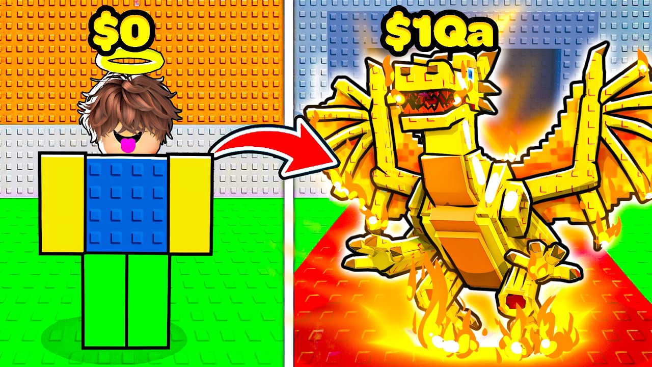 ربلوكس بديت من الصفر بالدراجون كانيلوني السري ! Steal A Brainrot