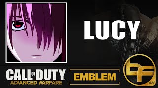 COD Advanced Warfare Emblem Tutorial #36 - Lucy *Elfen Lied* by MissMaxinima