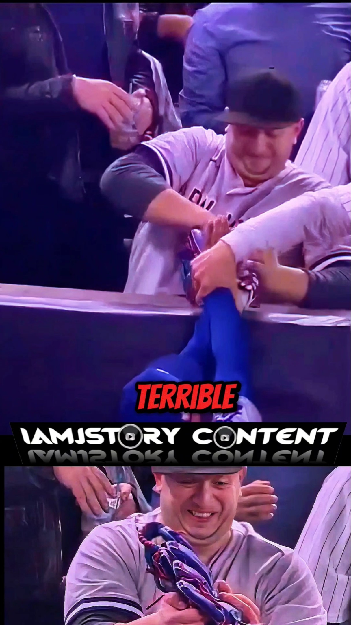 FANS TAINT HOMETOWN KIDS GRAND AT BAT, YANKEES FORCE GAME 5 #mlb #yankees #worldseries #dodgers