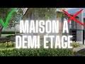 Une maison avec demi etage pour un terrain en pente