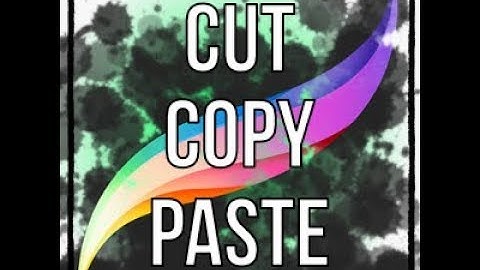 Cut Copy and Paste in Procreate