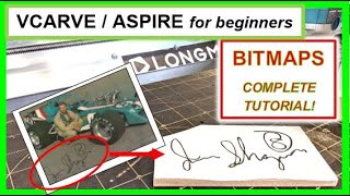 Bitmaps Tutorial - Everything Bitmap to Vectors Vectric [Vectric Vcarve & Aspire] - Garrett Fromme