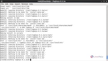 How to Install Logkeys in Linux - To monitor Keyboard Keystrokes