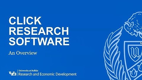CTSI Open Research Office: Click Research Software