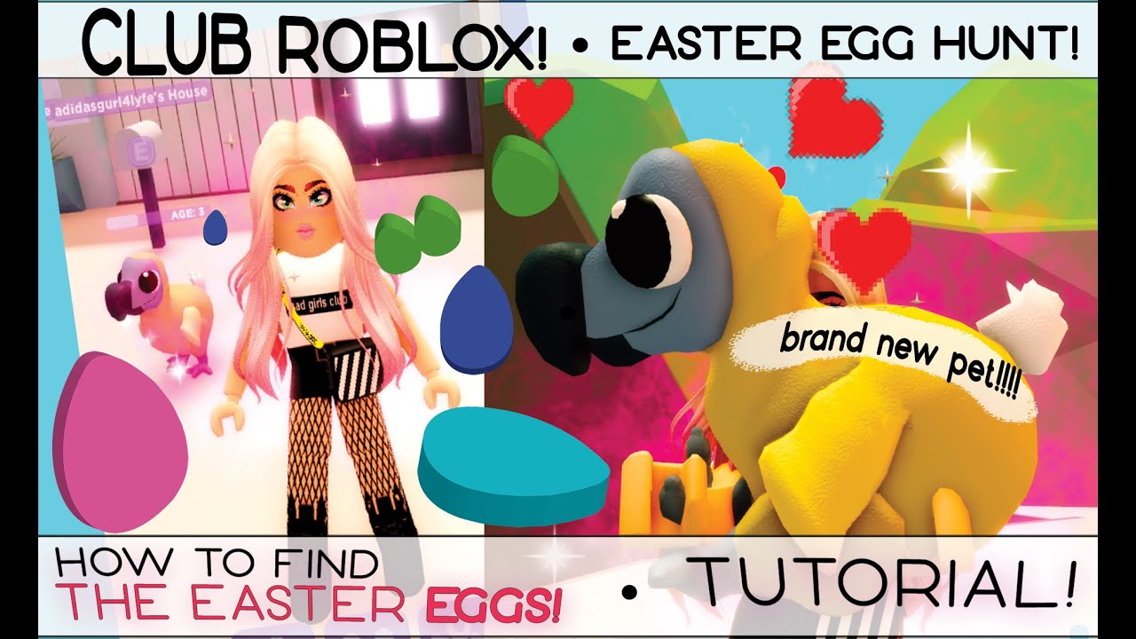 Roblox Club Roblox Easter Egg Hunt 2021 How To Find The Easter Eggs Tutorial Youtube - how to find the easter book in the roblox library