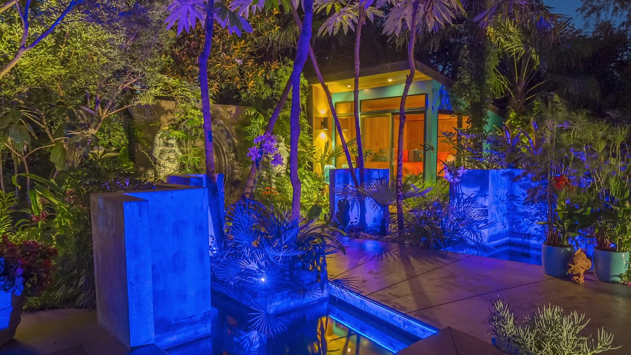 Using Blue Outdoor Lights to Create a Cool Atmosphere YouTube