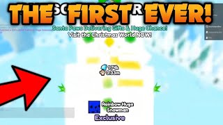 The First Ever RAINBOW HUGE SNOWMAN Hatch On Camera Pet Simulator X Roblox